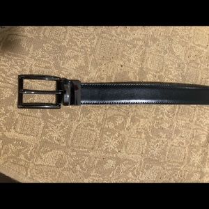 Men’s Reversible Black Brown Dress Belt
